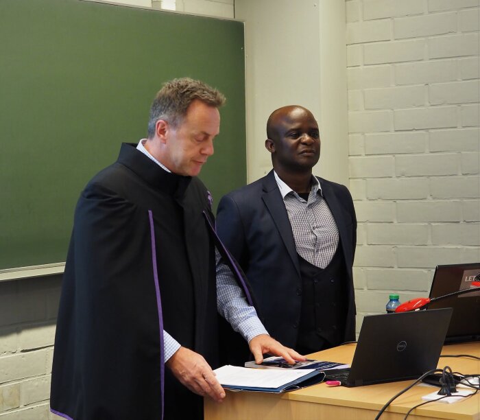 PhD defense at the university of Antwerp