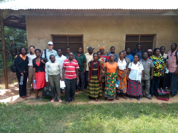 Research team epilepsy survey in Kabarole, western Uganda, December 2018