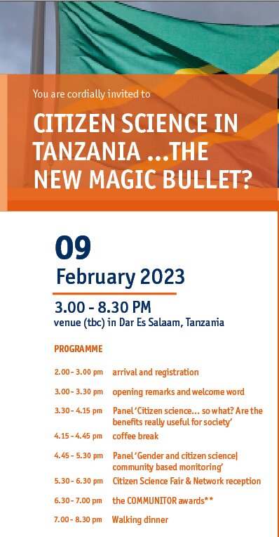 Citizen Science in Tanzania | Institute of Development Policy | University  of Antwerp