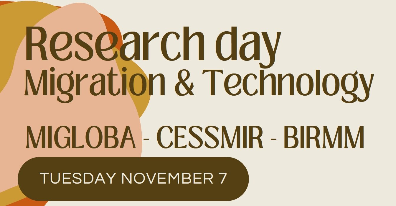 MIGLOBA – CESSMIR – BIRMM research day 7 November, University of Antwerp