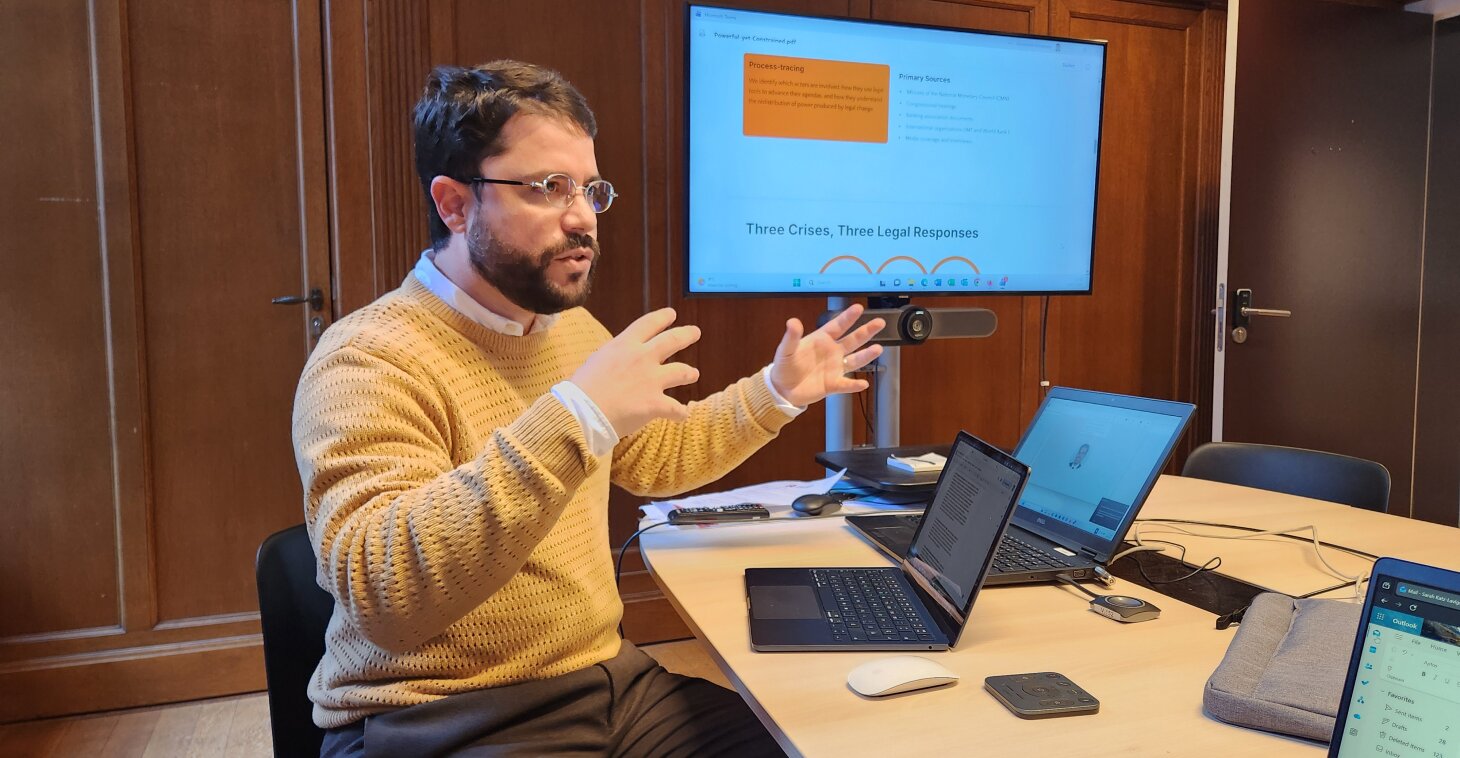 Professor Mouallem speaking