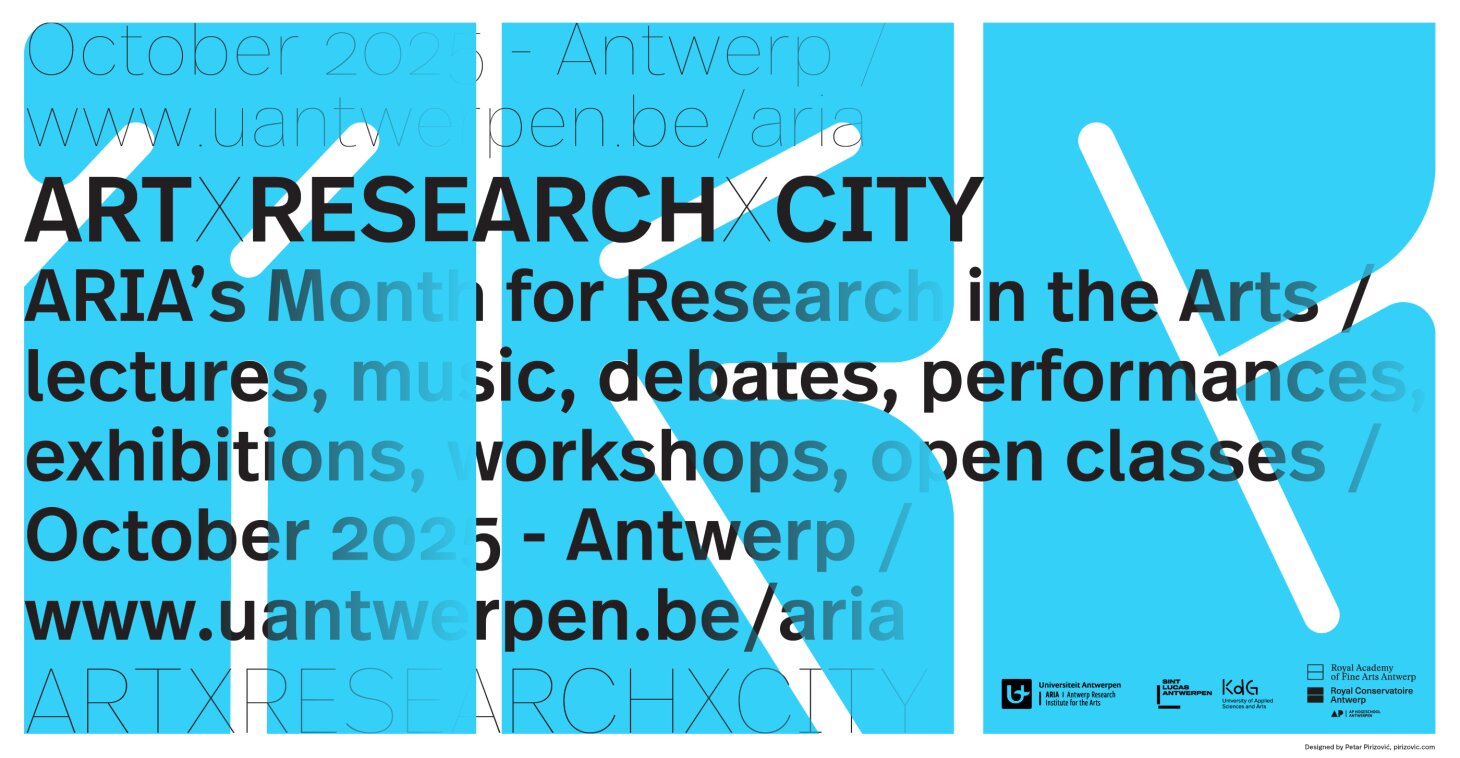 ART x RESEARCH x CITY - ARIA's month for Research in the Arts - October 2025