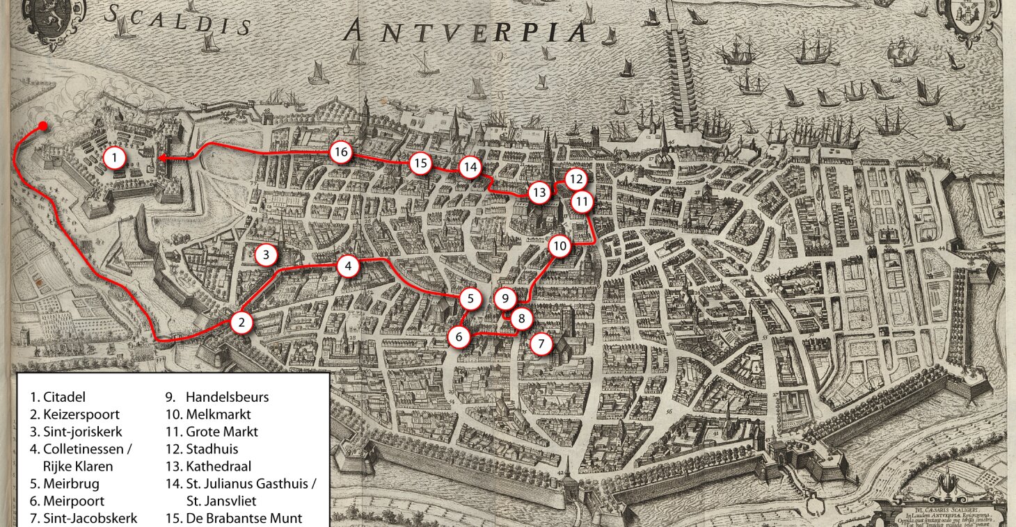 Chapter 14 - The route taken by Cardinal-infant Ferdinand through Antwerp in 1635