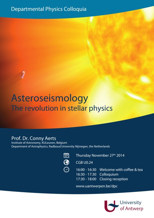 Astroseismology: the revolution in stellar physics - poster
