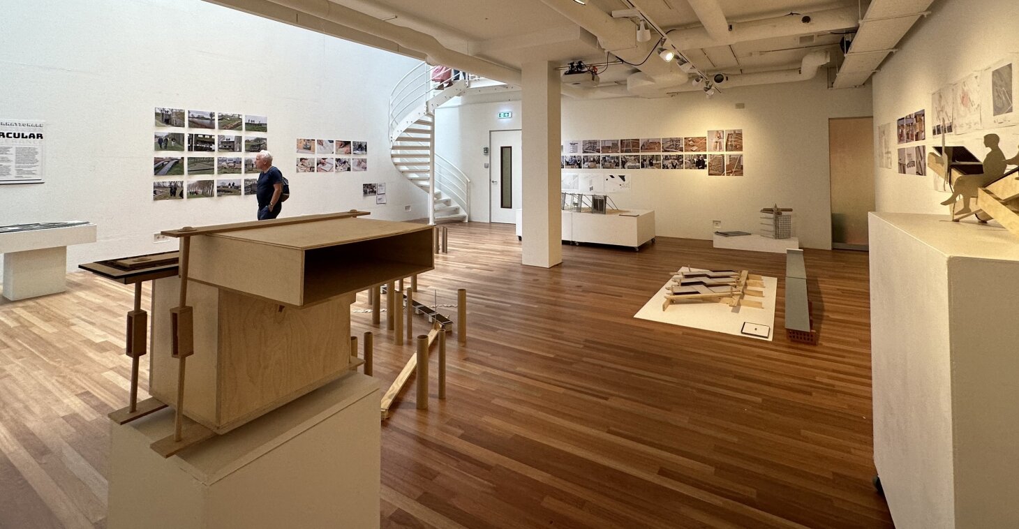 Exhibition 'Circular Tolerance' in the gallery of the Cultural Centre Haarlemmermeer