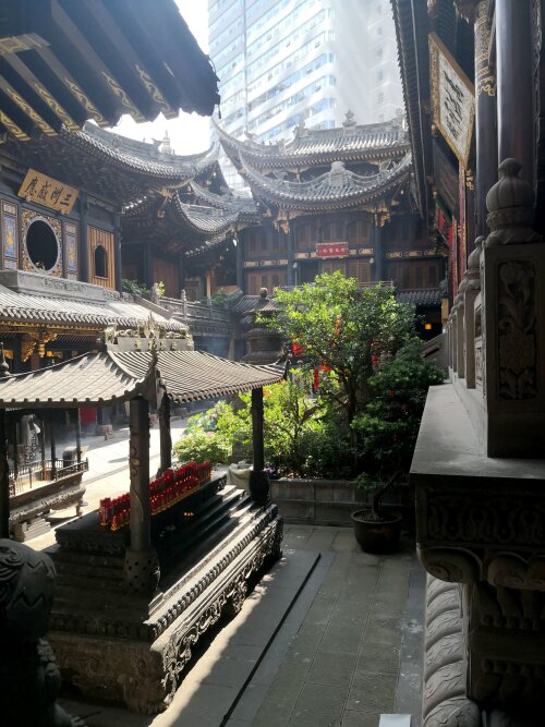 Binnenplein in Chongqing