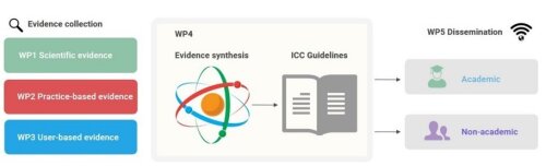 Figuur 1, een visualisatie van het methodologische design van het ICC-project