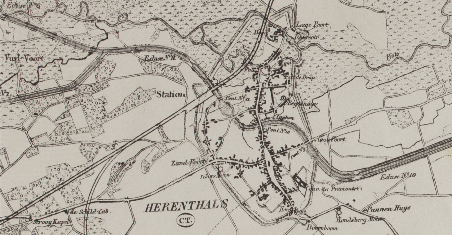Kaart van PHILIPPE VANDERMAELEN (1846-1854)