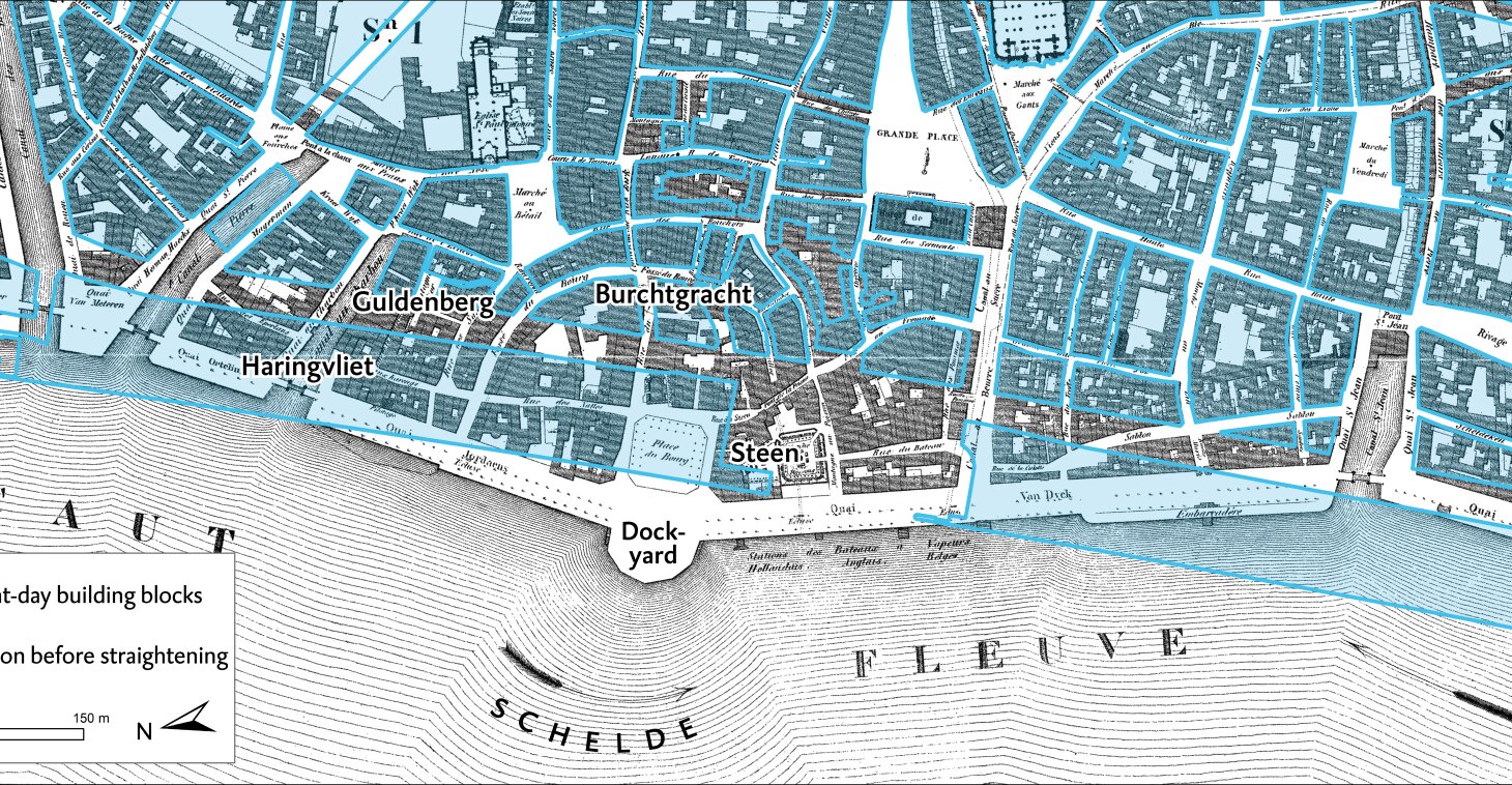 Chapter 24 - Housing units before and after the straightening of the Scheldt quays