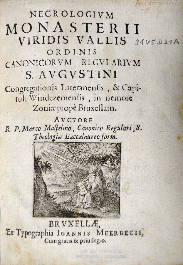 Mastelinus - Necrologium monasterii Viridis vallis, ca. 1630