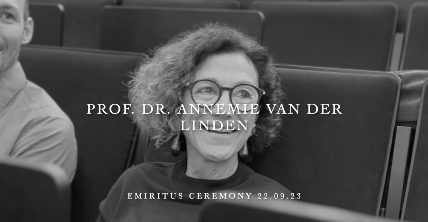 Emerita Celebration Prof. Van der Linden