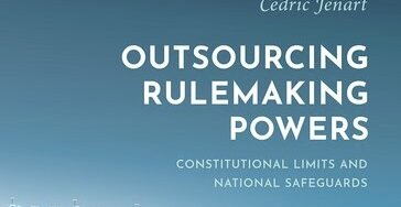 Cedric Jenart wins the Frans Van Cauwelaert Prize 2022 for 'Outsourcing Rulemaking Powers - Constitutional limits and national safeguards'