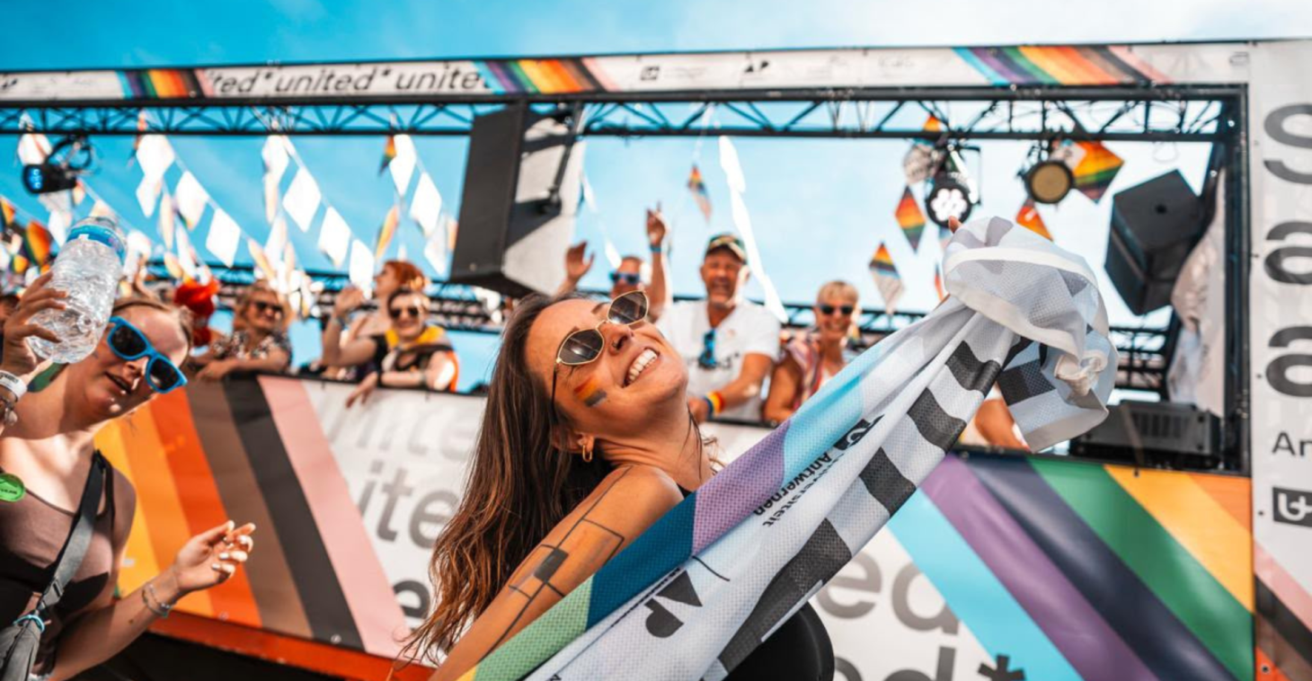 United op de Antwerp Pride Parade: samen fearless
