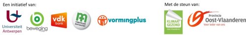 Met steun van UAntwerpen, Beweging.net, vdk bank, CM, Vormingplus en Provincie Oost-Vlaanderen