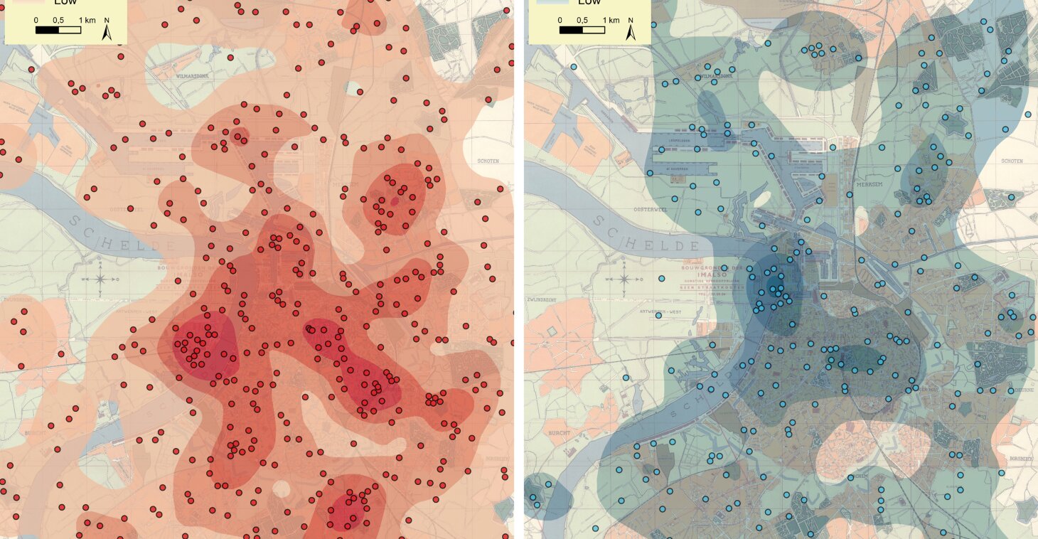 Chapter 30 - Density analysis of V1- and V2-bombs dropped on Antwerp and surroundings