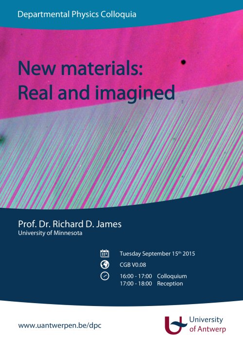 New materials: real and imagined - poster