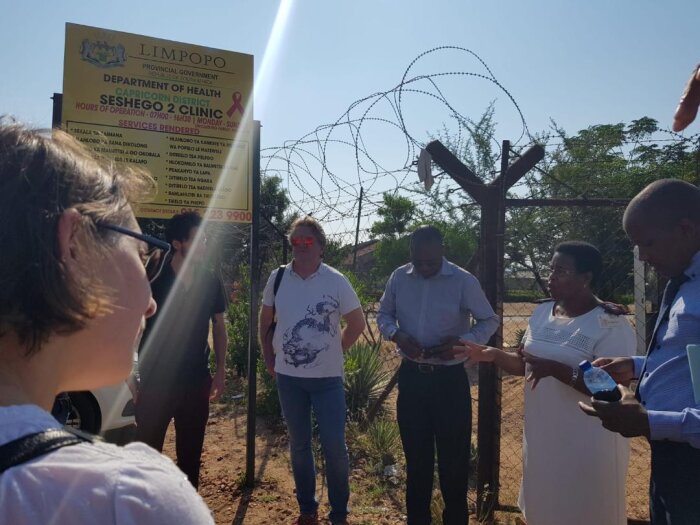 field visit to a health facilities in polokwane, south africa during the spices face to face meeting in march 2019