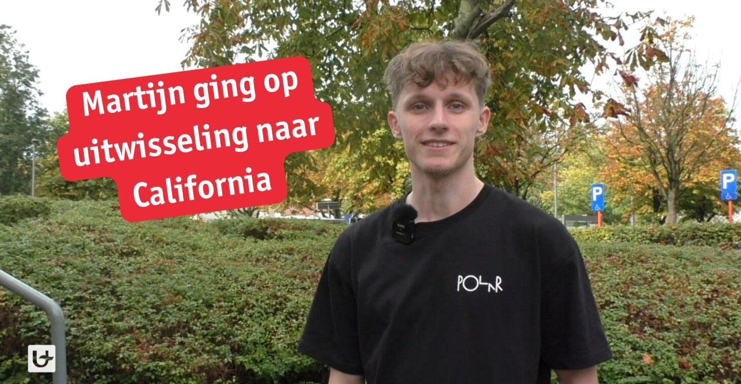 Martijn ging op uitwisseling naar California