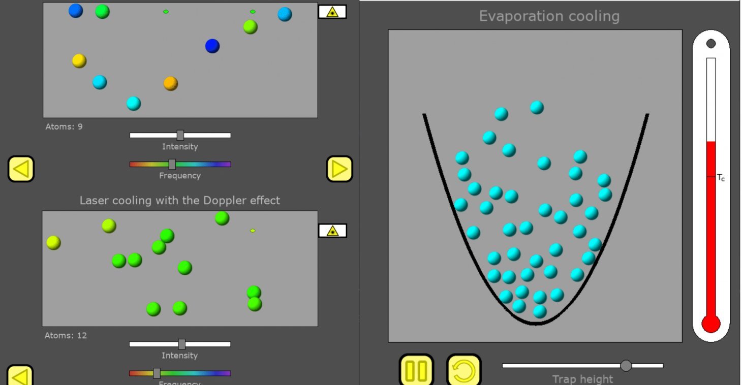 Discover how ultracold temperatures are reached with these fun games