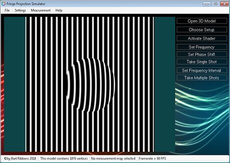 Overview of the Fringe Projection Simulator with fringe simulations