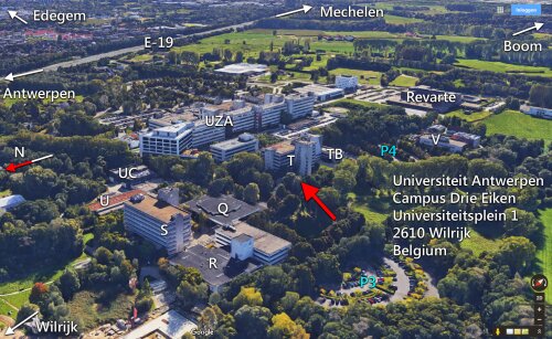 aerial photo campus drie eiken