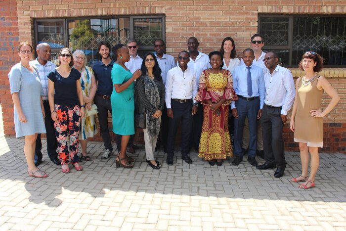 consortium members during field visits in polokwane, south africa in march 2019