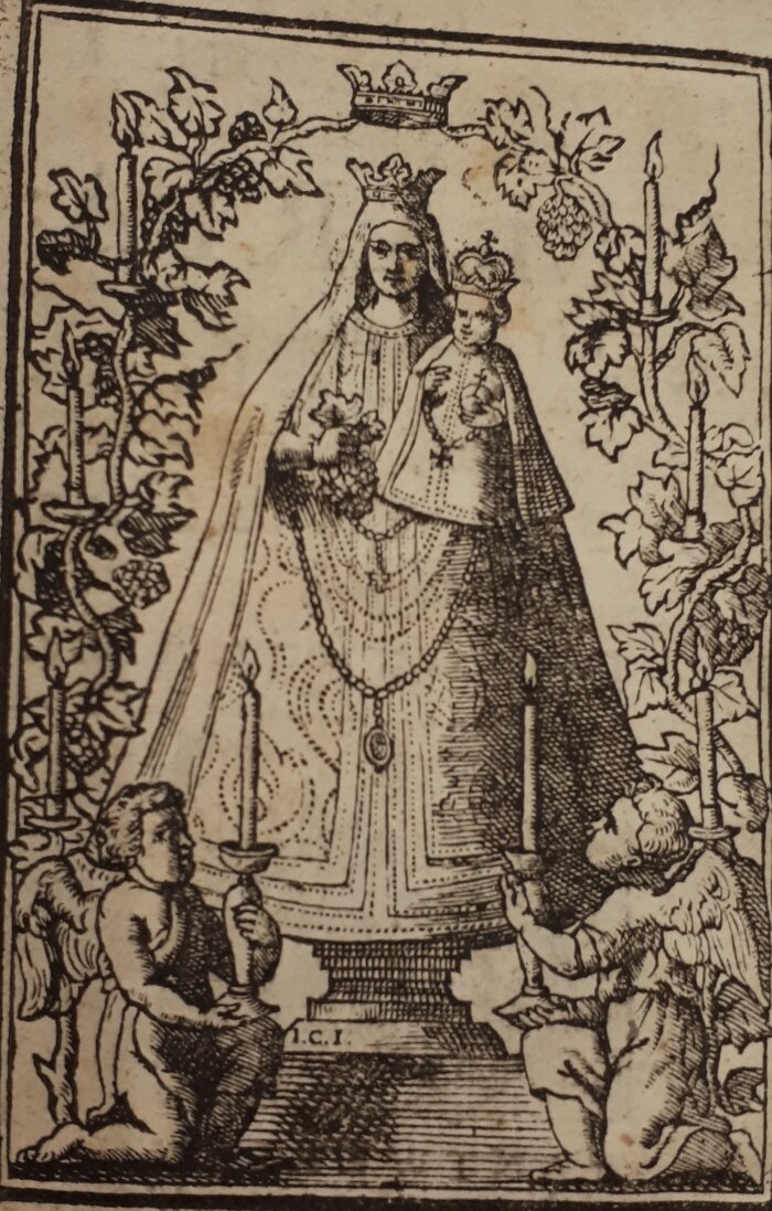 Maria met Jezuskind op de arm