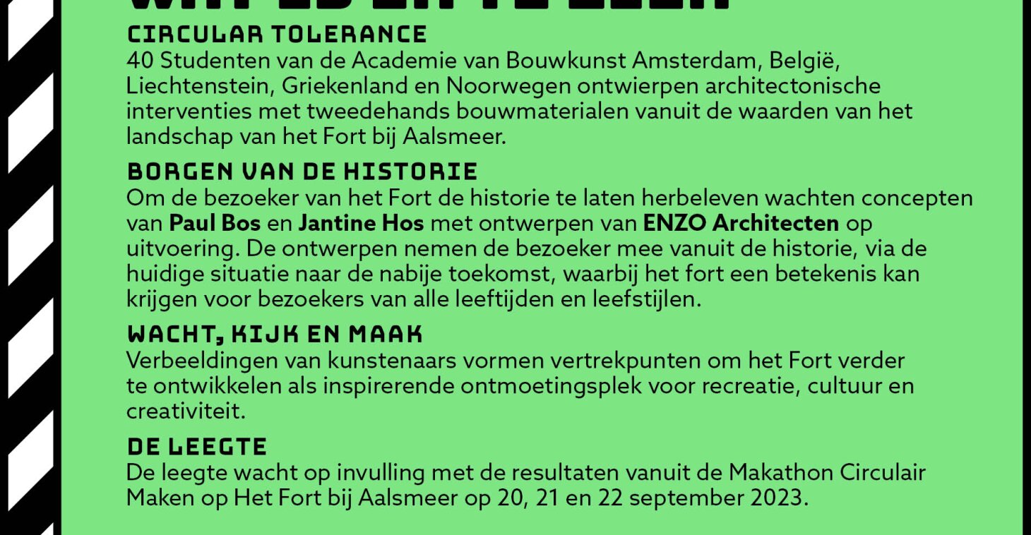 Exhibition 'Circular Tolerance' in the gallery of the Cultural Centre Haarlemmermeer