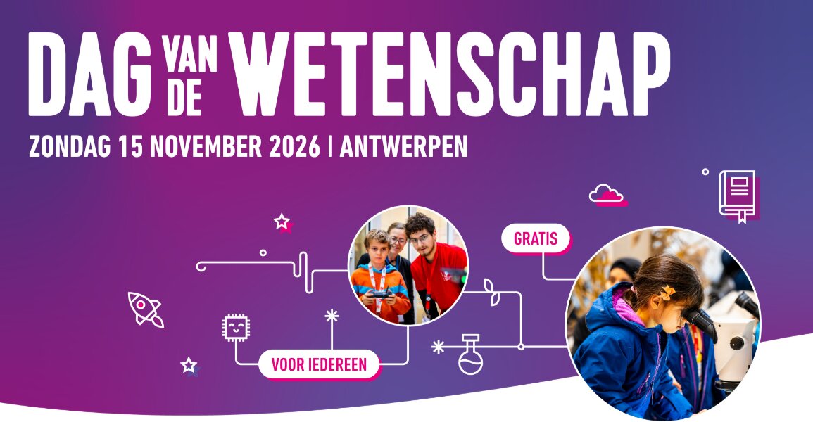 Save the Date: Dag van de Wetenschap op 15 november